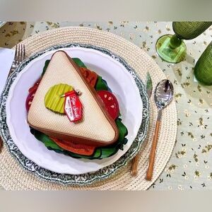 Kate Spade New York Novelty Glamwich 3D Sandwich Embellished Micro Crossbody